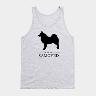 Samoyed Black Silhouette Tank Top